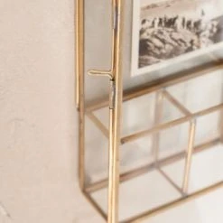 Nkuku Brass Glass Kiko Photo Box - Elegant Room Decor for Stylish Homes 7 Nkuku Brass Glass Kiko Photo Box