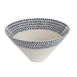 Nkuku Indigo Drop Serving Bowl Small
