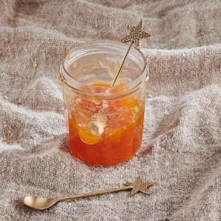 Nkuku Star Brass Teaspoon - Set of 2 Gift Set