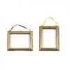 Nkuku 12.5x17.5 cm Brass and Glass Kariba Horizontal Frame