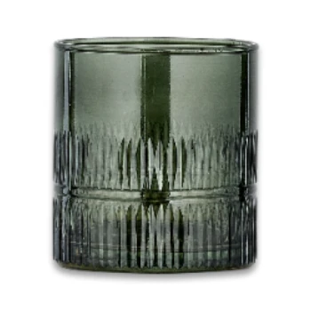 Nkuku Emerald Green Glass Tumbler - Elegant & Eco-Friendly Tableware 1 Nkuku Emerald Green Glass Tumbler