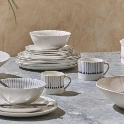 Nkuku Set of 2 Large Indigo Ceramic Iba Mug