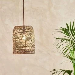 Nkuku Nkuku Beru Rattan Shade Cylinder