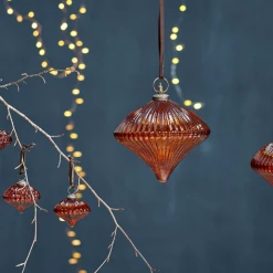 Nkuku Burnt Amber Bouka Giant Bauble - Handcrafted Room Decor for Stylish Interiors 6 Nkuku Burnt Amber Bouka Giant Bauble