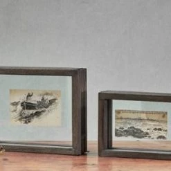 Nkuku 20x25 cm Dark Mango Wood Indu Frame