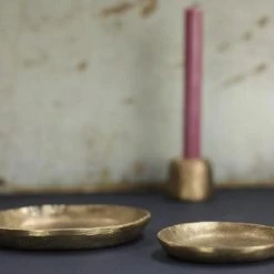 Nkuku Small Gold Jahi Plate