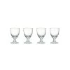 Nkuku Yala Hammered Wine Glass - Clear Glass Set of 4