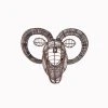 Nkuku Mini Wire Goat Head Trophy
