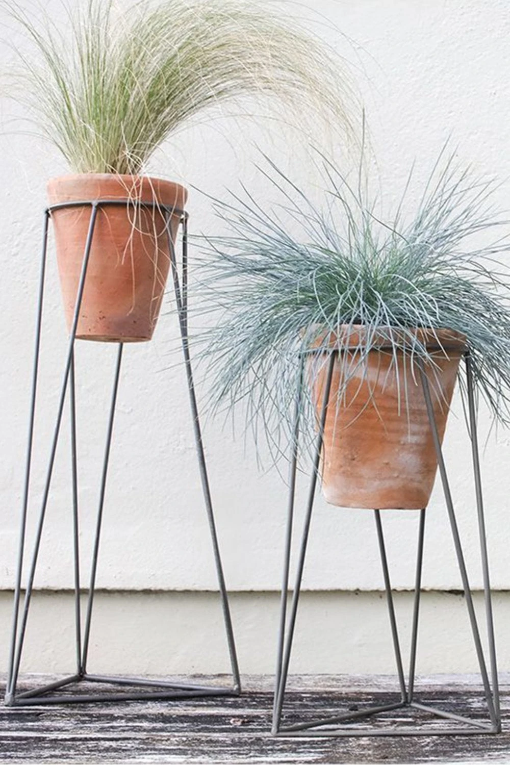 Nkuku Small Jara Terracotta Planter With Stand - Handcrafted Home Decor for Indoor Plants 2 Nkuku Small Jara Terracotta Planter With Stand