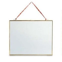 Nkuku Xl Brass Kiko Frame Landscape 29 X 36 Cm