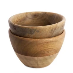 Nkuku Artisan Mango Wood Nibble Bowl