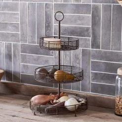 Nkuku Wire Tiered Kitchen Stand