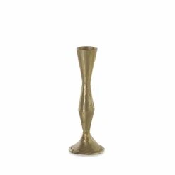 Nkuku Jahi Antique Brass Candlestick