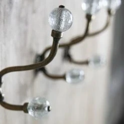 Nkuku Metal and Glass Duka Hanger - Stylish Room Decor for Modern Homes 6 Nkuku Metal and Glass Duka Hanger