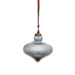 Nkuku Eliza Grey Giant Bauble