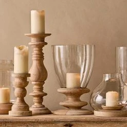 Nkuku Large Tapered Hurricane Lantern