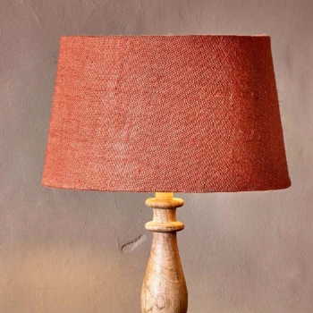 Nkuku Dia Jute Rust Shade - Medium | Handwoven Lampshade for Modern & Rustic Interiors 3 Nkuku Dia Jute Rust Shade - Medium
