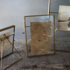 Nkuku Danta Brass Standing Frame 8 x 10