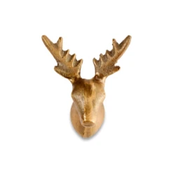Nkuku Stag Brass Door Knocker - Elegant & Durable Home Improvement Accessory 5 Nkuku Stag Brass Door Knocker