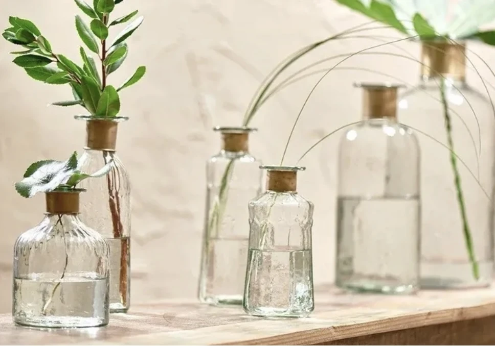 Nkuku Small Chara Hammered Bottle Vase - Handcrafted Home Decor for Modern Interiors 3 Nkuku Small Chara Hammered Bottle Vase