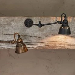 Nkuku Brass Extendable Wall Light