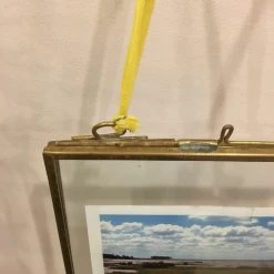 Nkuku Petit cadre kiko portrait en laiton