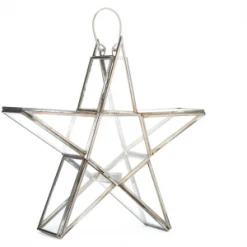 Nkuku Small Antique Zinc Sanwi Standing Star