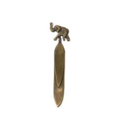 Nkuku Brass Elephant Bookmark