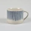 Nkuku White & Blue Small Karuma Ceramic Mug