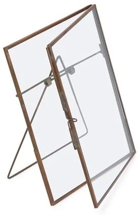 Nkuku Antique Copper Danta Photo Frame - 12.7x17.8 cm - Elegant Room Decor 2 Nkuku 12.7x17.8 cm Antique Copper Danta Photo Frame