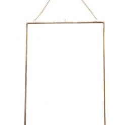 Nkuku Brass Glass Kiko Frame