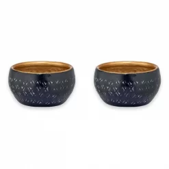 Nkuku Black Darani Tealight Holder