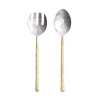 Nkuku Set of 2 Sirkali Gold Salad Server