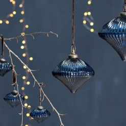 Nkuku Large Indigo Bouka Giant Bauble