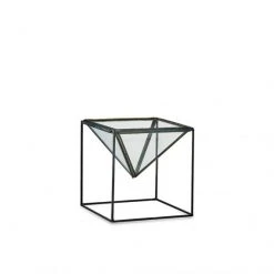 Nkuku Black Antique Karana Planter On Stand