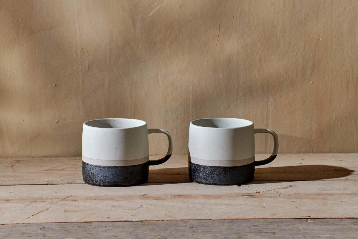 Nkuku Cream Enesta Dipped Mug - Elegant Ceramic Coffee Cup for Home, Kitchen & Dining 3 Nkuku Cream Enesta Dipped Mug