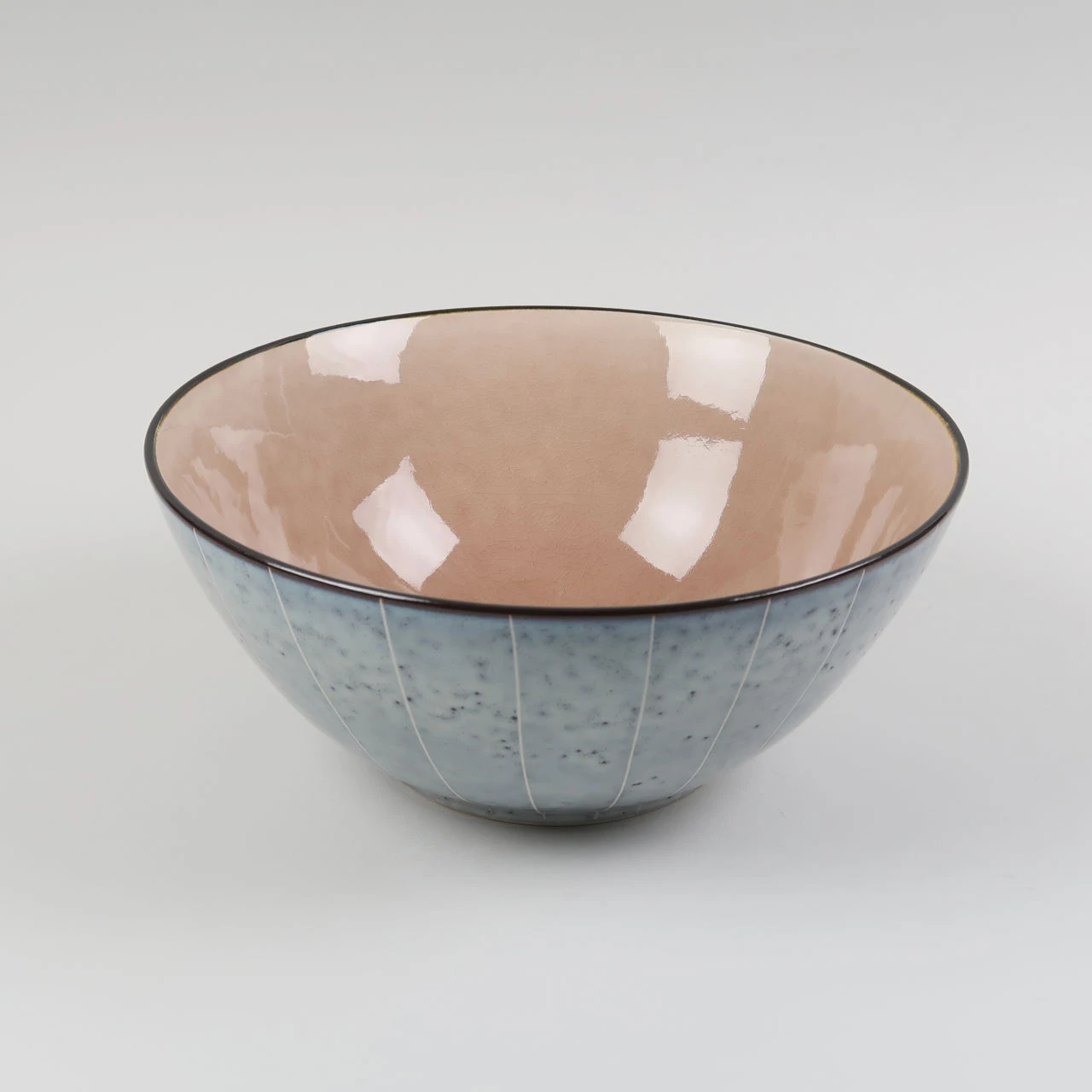 Nkuku Bao Serving Bowl - Dusky Pink | Handcrafted Ceramic Bowl for Dining & Serving 2 Nkuku Bao Serving Bowl - Dusky Pink