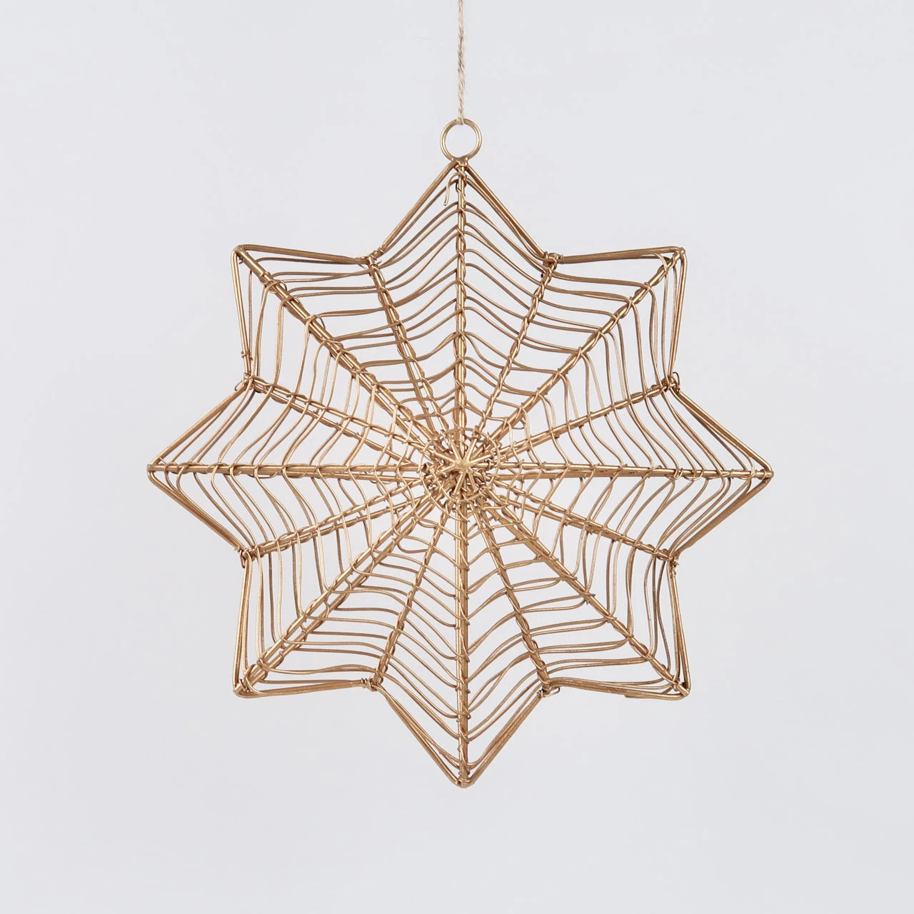 Nkuku Ngoni Hanging Brass Star - Small | Handcrafted Room Decor | Elegant Brass Star for Home & Wall Decor 2 Nkuku Ngoni Hanging Brass Star - Small