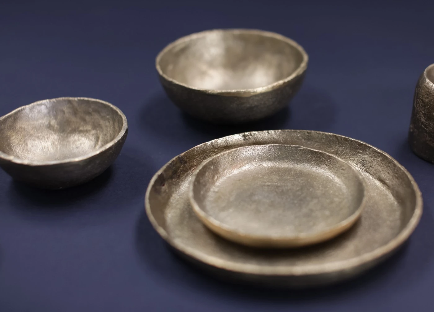 Nkuku Medium Jahi Gold Bowl - Handcrafted Home Decor & Room Decoration 6 Nkuku Medium Jahi Gold Bowl