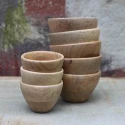 Nkuku Artisan French Mango Wood Bowl