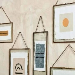 Nkuku XL Brass Kiko Frame Landscape 29 X 36 cm - Elegant Wall Art for Modern Home Decor 10 Nkuku Xl Brass Kiko Frame Landscape 29 X 36 Cm