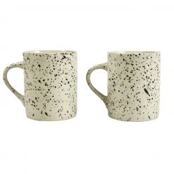 Nkuku Ama Splatter Mugs - Set of 2 - Tall