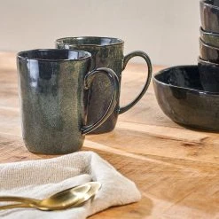 Nkuku Sea Grey Amina Mug