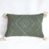 Nkuku Recycled Cushion in Moss