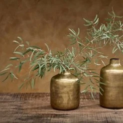 Nkuku Boro Iron Straight Vase - Small