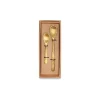 Nkuku Set of 2 Brushed Gold Jahi Spoon