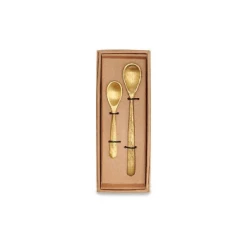 Nkuku Set of 2 Brushed Gold Jahi Spoon