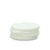 Nkuku Esa Marble Coasters White Set of 4