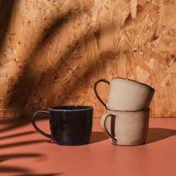 Nkuku Deep Blue Ceramic Coffee Mug - Handcrafted, Eco-Friendly, 12oz Capacity 6 Nkuku Deep Blue Ceramic Coffee Mug