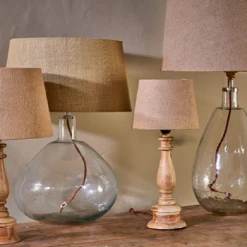 Nkuku Dia Jute Lampshade - Natural - Small